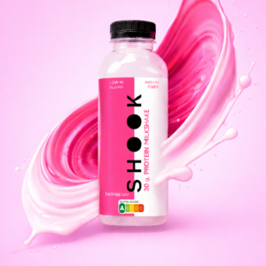 Aviečių skonio baltyminis kokteilis