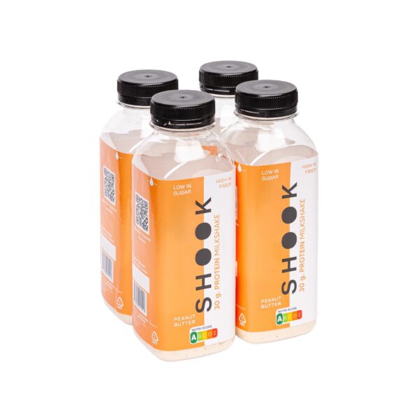 Žemės riešutų skonio baltyminis kokteilis (4 vnt)