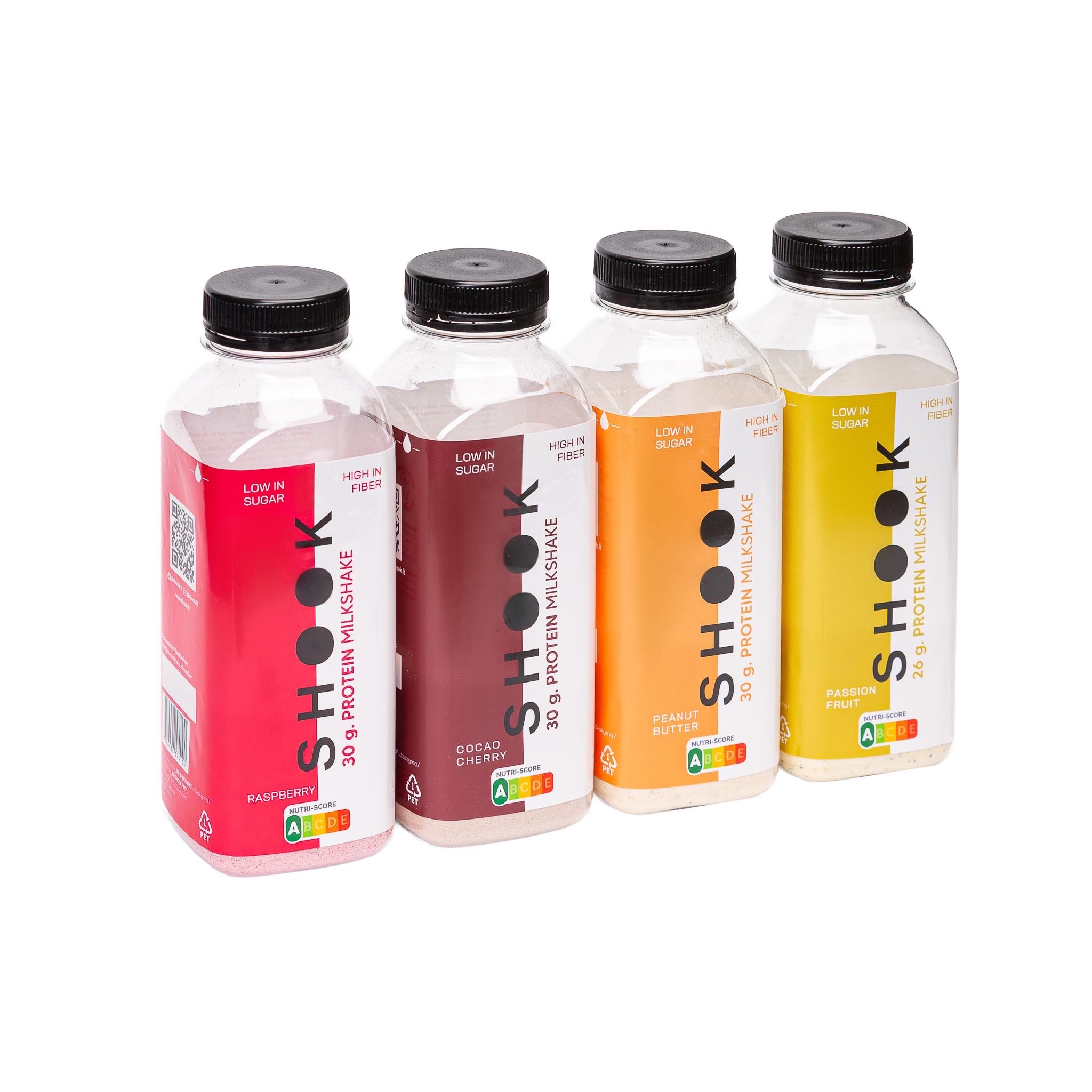 4 Rūšių skonio baltyminis kokteilis (4vnt) Mix - Image 1